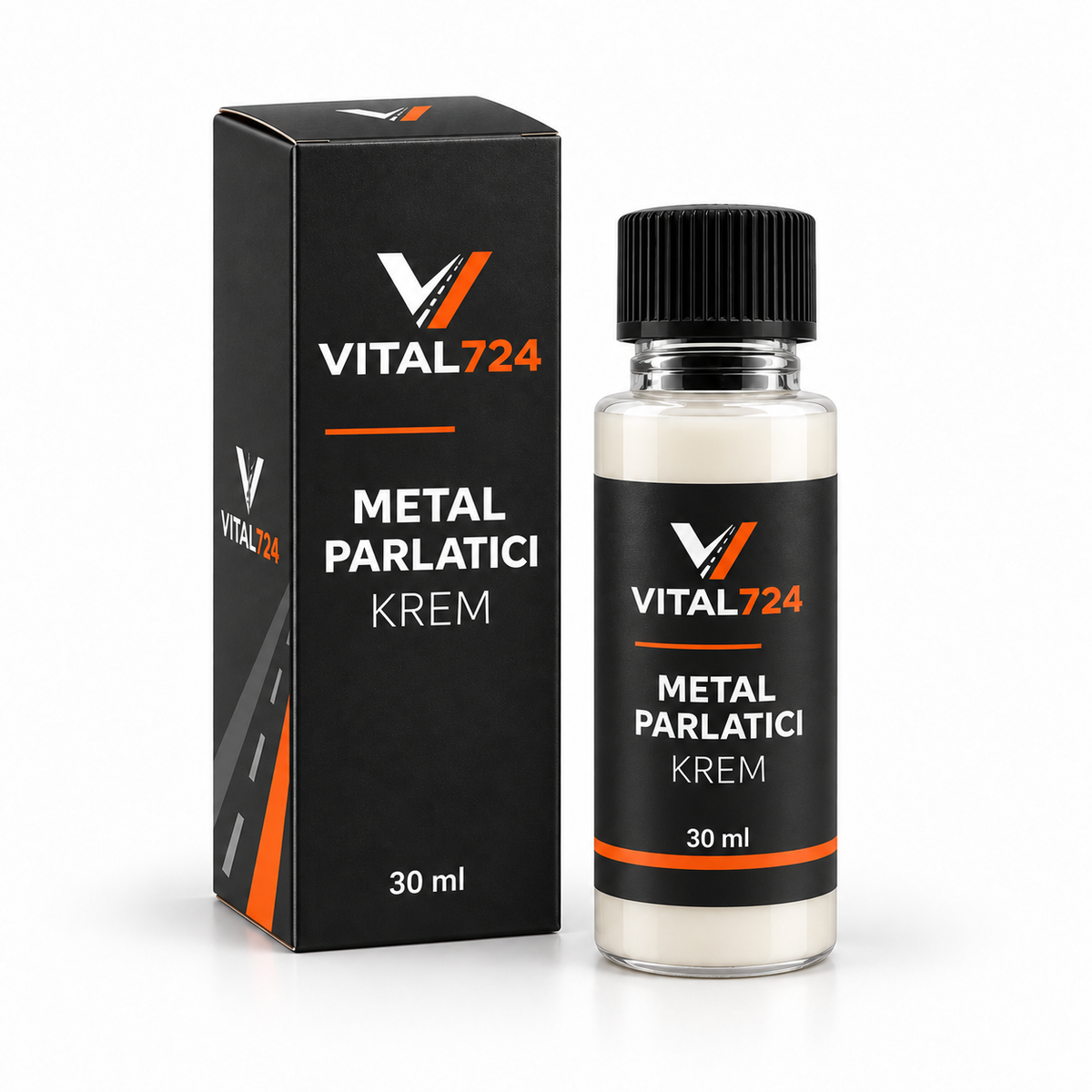 VITAL724 Araç Metal Parlatıcı Krem
