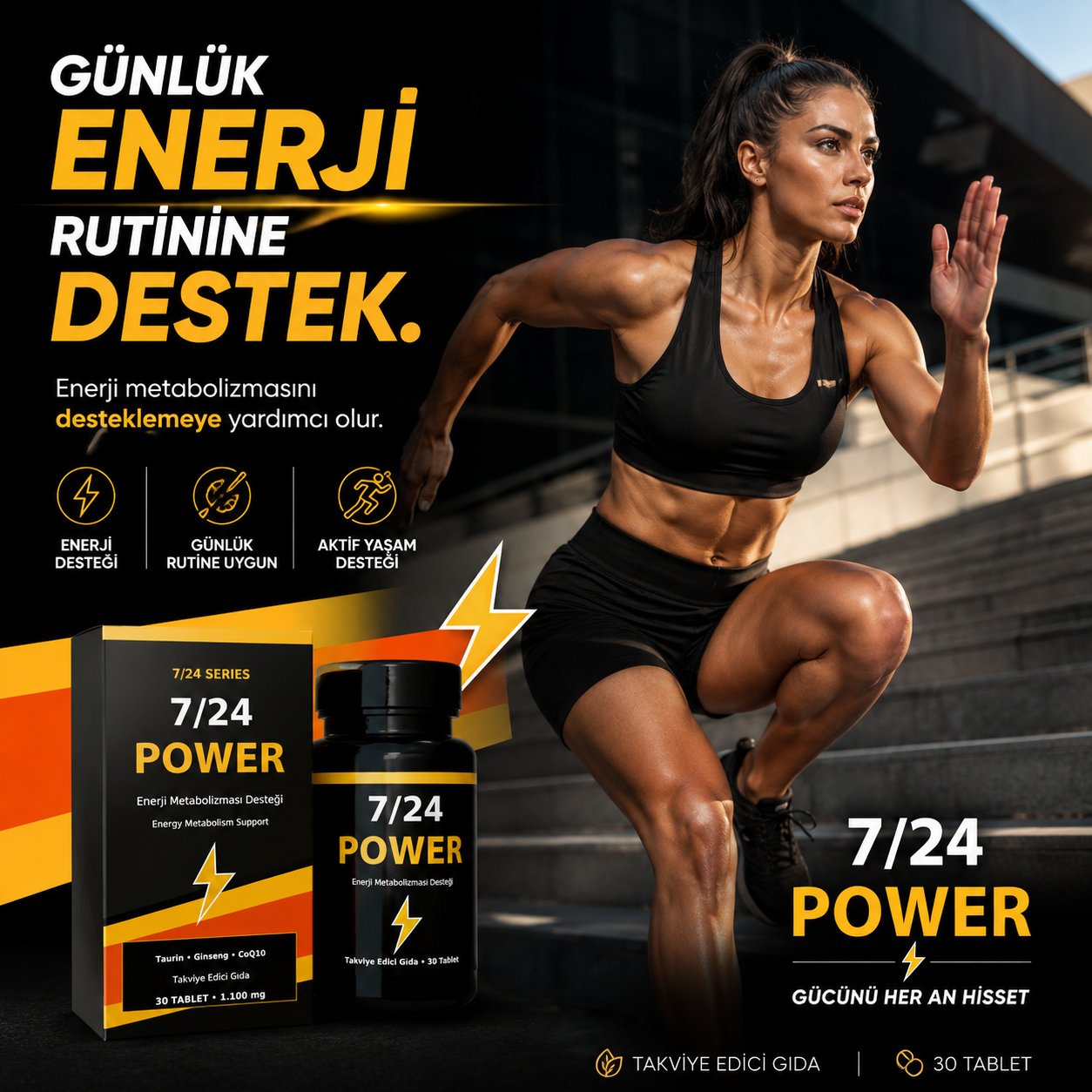 Power 724 | Günlük Enerji Rutinine Destek