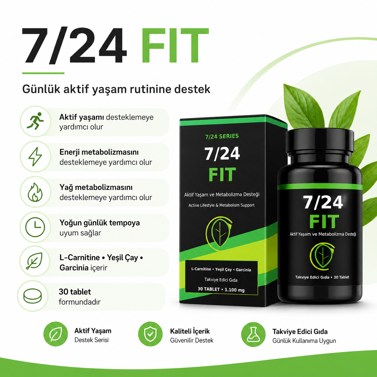 Fit 724 | Aktif Yaşam ve Metabolizma Desteği