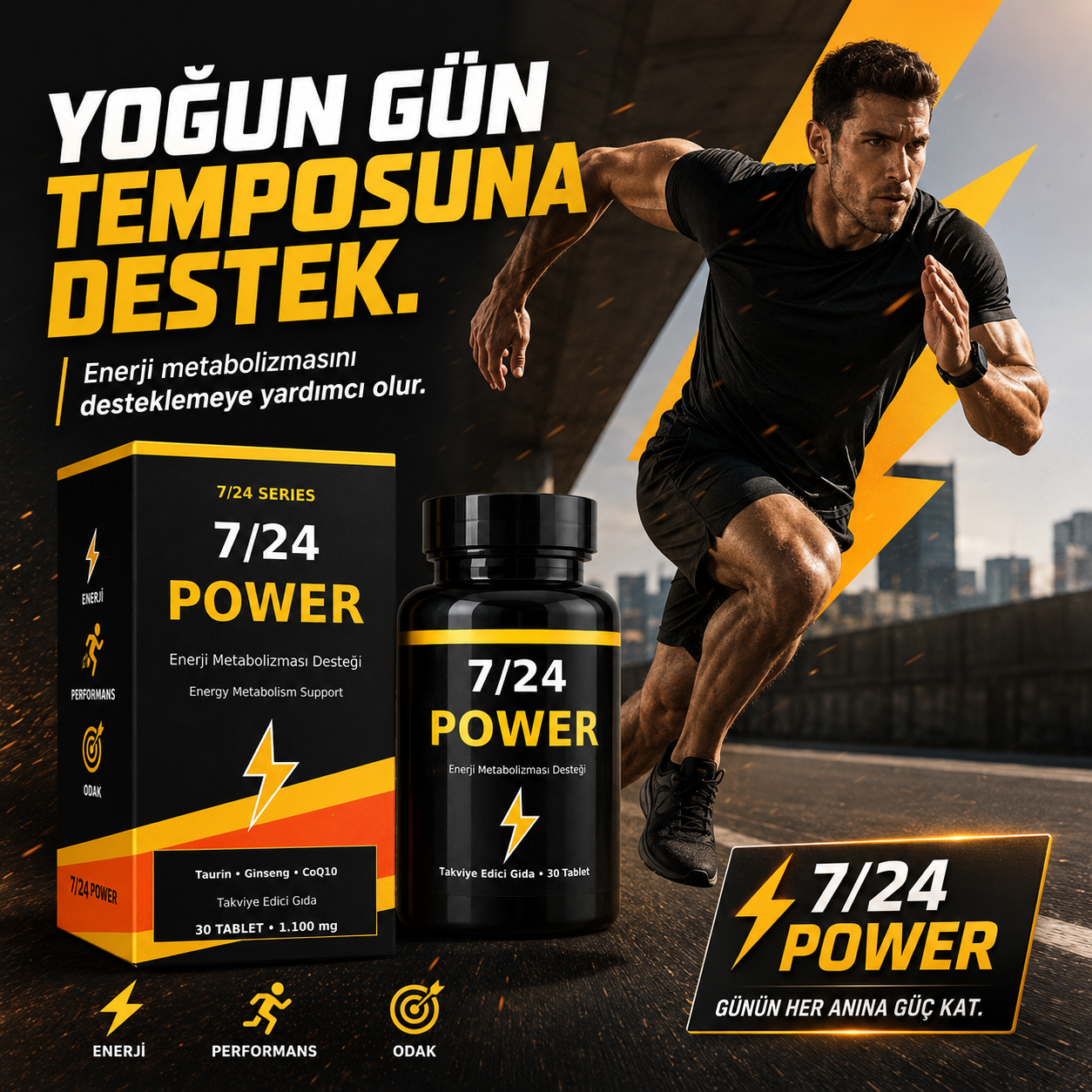 Power 724 | Günlük Enerji Rutinine Destek
